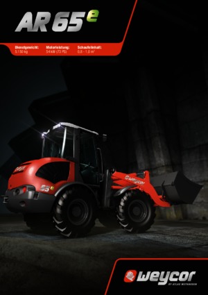 Ładowarki kołowe weycor AR 65 e