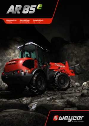Ładowarki kołowe weycor AR 85 e