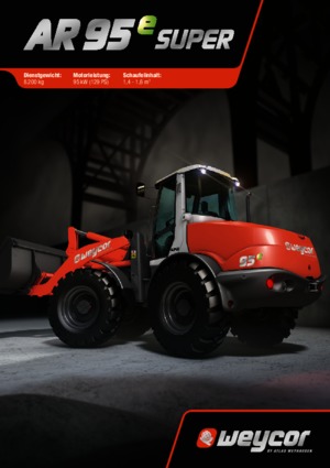 Ładowarki kołowe weycor AR 95 e Super