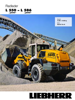 Ładowarki kołowe Liebherr L 550 XPower