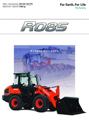 Ładowarki kołowe Kubota R 085