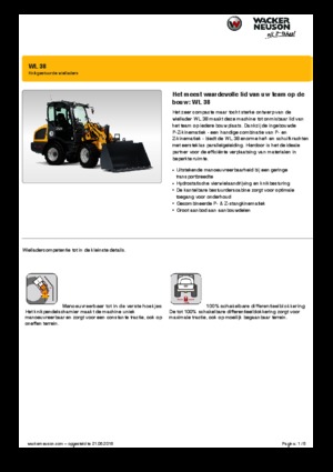 Ładowarki kołowe Wacker Neuson WL38