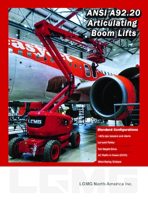 Kołowe przegubowe podnośniki koszowe LGMG  A45JE 