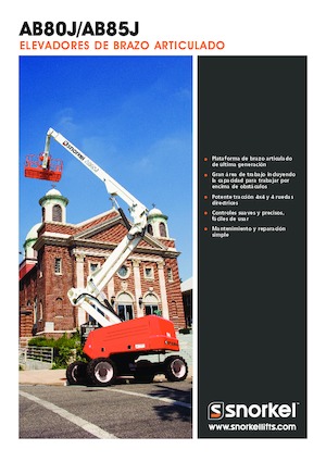 Kołowe przegubowe podnośniki koszowe Snorkel AB85J