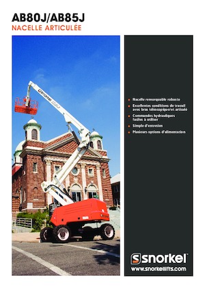 Kołowe przegubowe podnośniki koszowe Snorkel AB85J