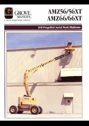 Kołowe przegubowe podnośniki koszowe Grove-Manlift AMZ 56 XT