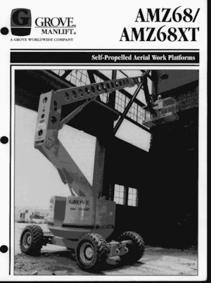 Kołowe przegubowe podnośniki koszowe Grove-Manlift AMZ 68 XT