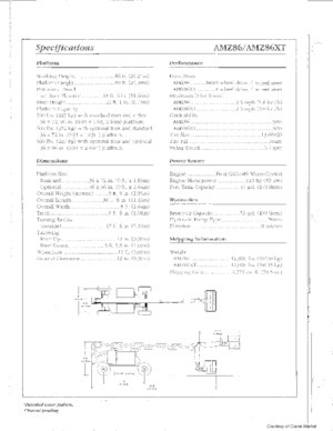 Kołowe przegubowe podnośniki koszowe Grove-Manlift AMZ 86 XT