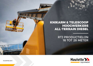 Kołowe przegubowe podnośniki koszowe Haulotte HA16 RTJ