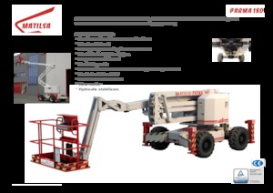 Kołowe przegubowe podnośniki koszowe Matilsa Parma 18 D
