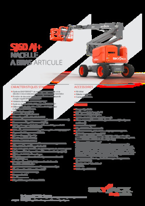 Kołowe przegubowe podnośniki koszowe Skyjack SJ 60 AJ+