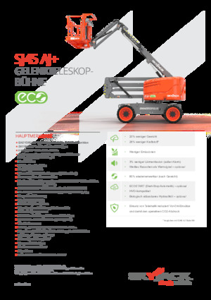 Kołowe przegubowe podnośniki koszowe Skyjack SJ45 AJ+