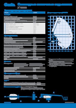 Kołowe przegubowe podnośniki koszowe Genie Z-80/60