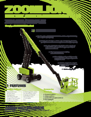 Kołowe przegubowe podnośniki koszowe Zoomlion ZA46JE