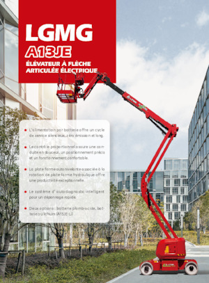 Kołowe przegubowe podnośniki koszowe LGMG  A13JE-LI