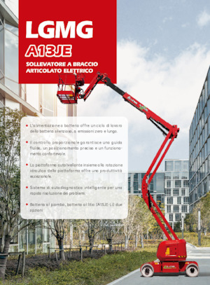 Kołowe przegubowe podnośniki koszowe LGMG  A13JE-LI
