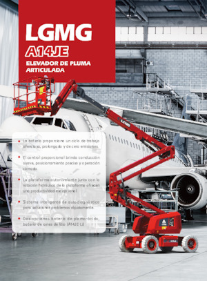 Kołowe przegubowe podnośniki koszowe LGMG  A14JE