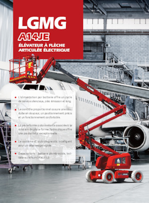 Kołowe przegubowe podnośniki koszowe LGMG  A14JE