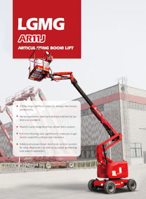 Kołowe przegubowe podnośniki koszowe LGMG  AR11J