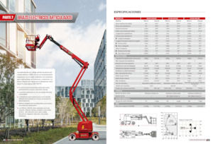 Kołowe przegubowe podnośniki koszowe LGMG  AR11J