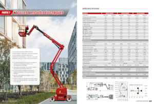 Kołowe przegubowe podnośniki koszowe LGMG  AR24JE