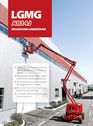 Kołowe przegubowe podnośniki koszowe LGMG  AR14J