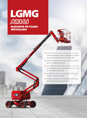 Kołowe przegubowe podnośniki koszowe LGMG  AR16J