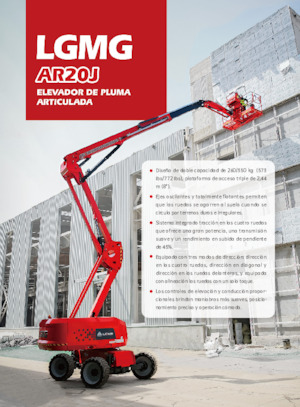 Kołowe przegubowe podnośniki koszowe LGMG  AR20J