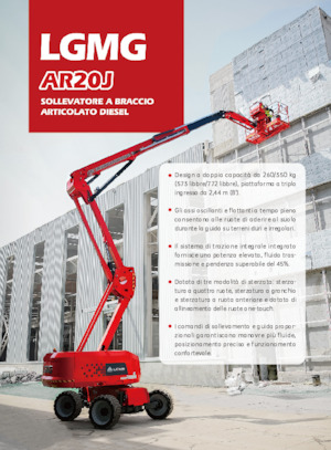 Kołowe przegubowe podnośniki koszowe LGMG  AR20J