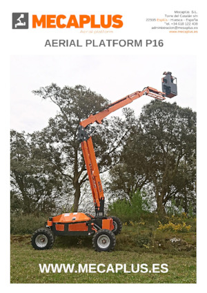 Kołowe przegubowe podnośniki koszowe Mecaplús P16