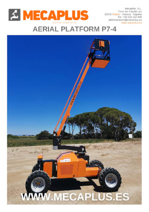 Kołowe przegubowe podnośniki koszowe Mecaplús P7-4