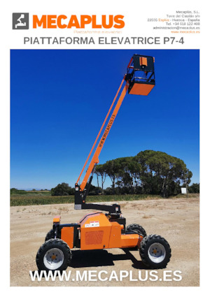 Kołowe przegubowe podnośniki koszowe Mecaplús P7-4