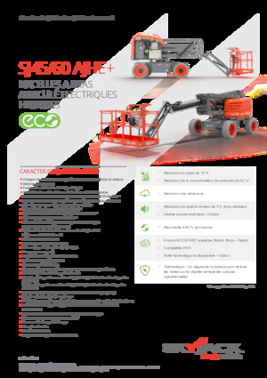 Kołowe przegubowe podnośniki koszowe Skyjack SJ45 AJHE+