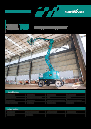 Kołowe przegubowe podnośniki koszowe Sunward SWA16J