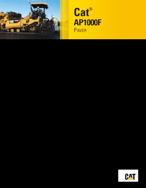 Kołowa betoniarka drogowa Caterpillar AP1000F