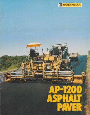 Kołowa betoniarka drogowa Caterpillar AP1200