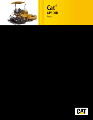 Kołowa betoniarka drogowa Caterpillar AP300D
