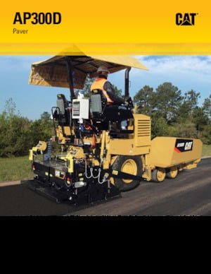 Kołowa betoniarka drogowa Caterpillar AP300D