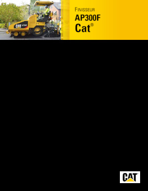 Kołowa betoniarka drogowa Caterpillar AP300F