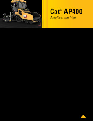 Kołowa betoniarka drogowa Caterpillar AP400