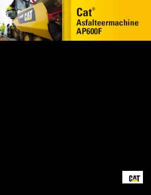 Kołowa betoniarka drogowa Caterpillar AP600F