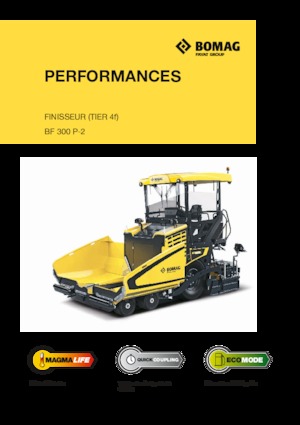 Kołowa betoniarka drogowa Bomag BF 300 P 2 S 340-2