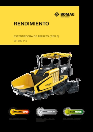 Kołowa betoniarka drogowa Bomag BF 600 P-2 S 600