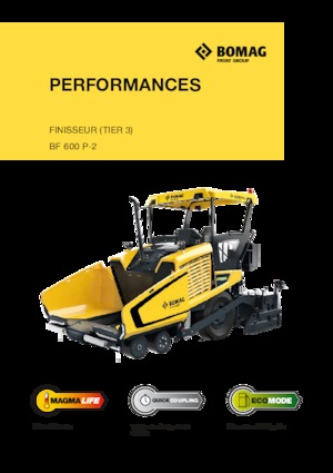 Kołowa betoniarka drogowa Bomag BF 600 P-2 S 600