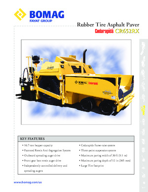 Kołowa betoniarka drogowa Bomag CR 652 RX