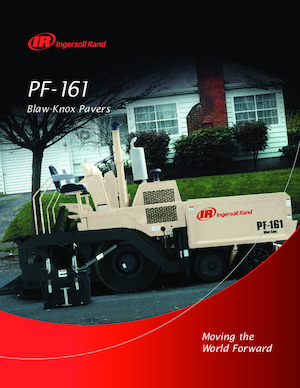 Kołowa betoniarka drogowa Blaw-Knox PF 161