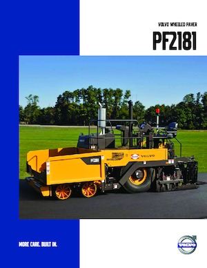 Kołowa betoniarka drogowa Volvo PF2181