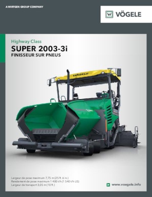 Kołowa betoniarka drogowa Vögele Super 2003-3i