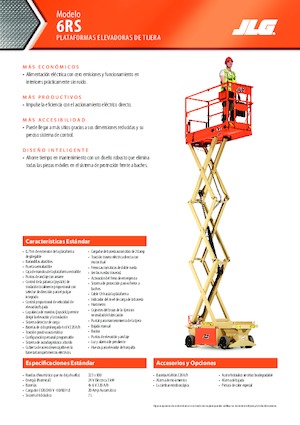 Kołowe podnośniki nożycowe JLG 6RS