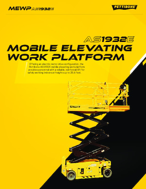 Kołowe podnośniki nożycowe Pettibone AS1932E